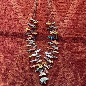 Hieshi Navajo Fetish Necklace